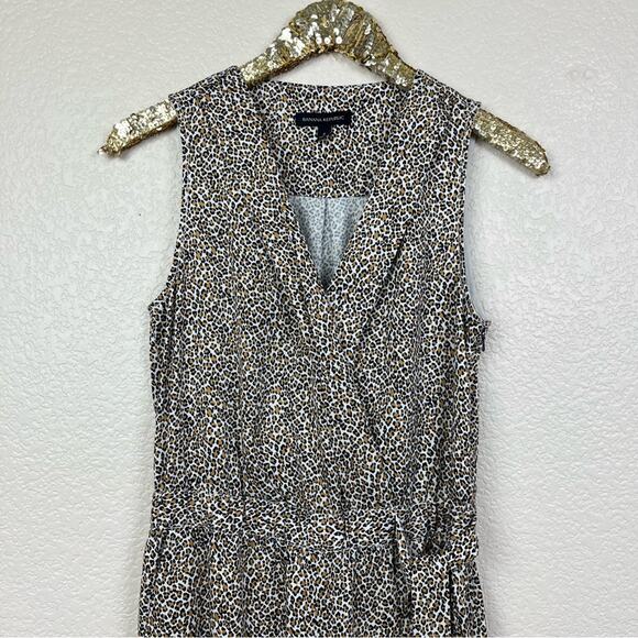 Banana Republic • Leopard Print Wrap Jumpsuit - Picture 4 of 15